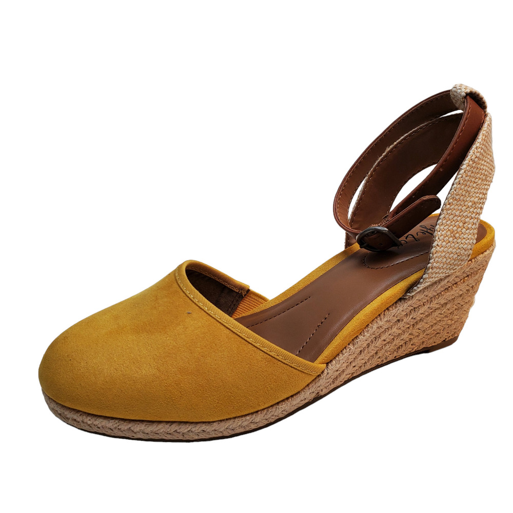 New Style & Company Womens Shoes Mailena Wedge Espadrille Sandals 7.5M Y…